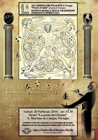 SUONI E MUSICA NELLE TRADIZIONI INIZIATICO SPIRITUALI